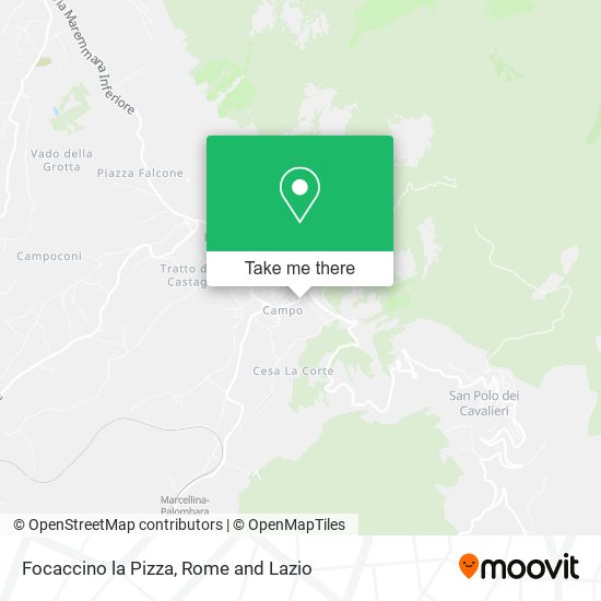 Focaccino la Pizza map