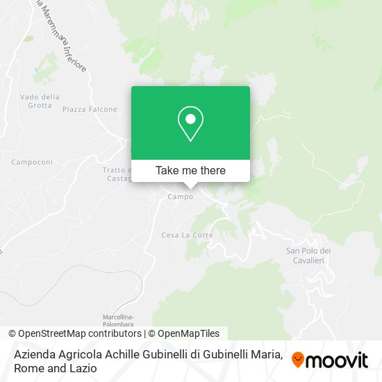 Azienda Agricola Achille Gubinelli di Gubinelli Maria map