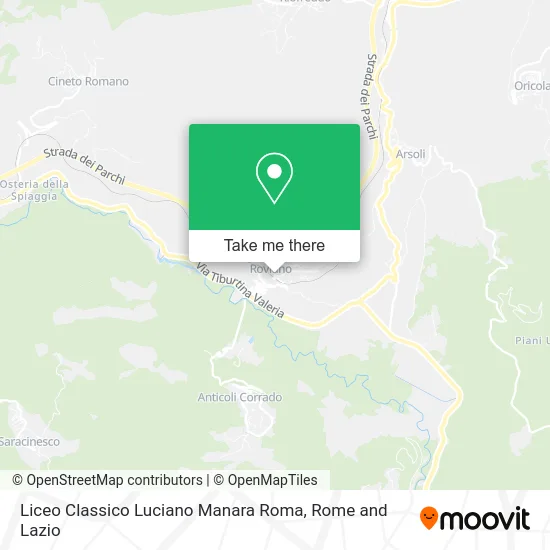 Luciano Manara Classical High School map