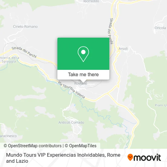 Mundo Tours VIP Experiencias Inolvidables map