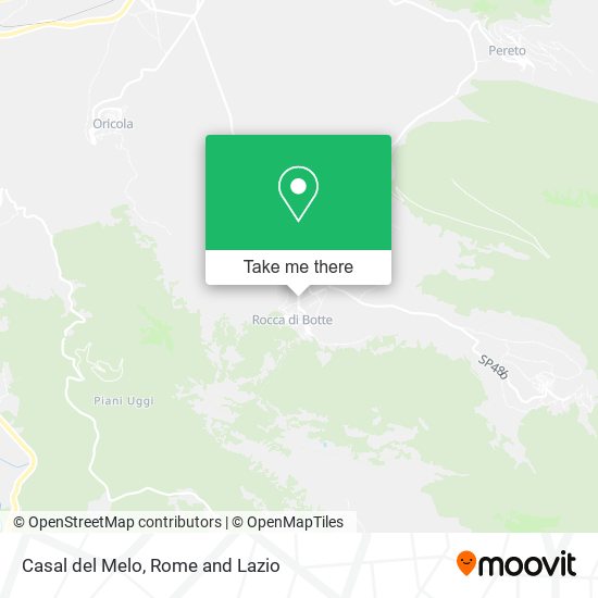 Casal del Melo map