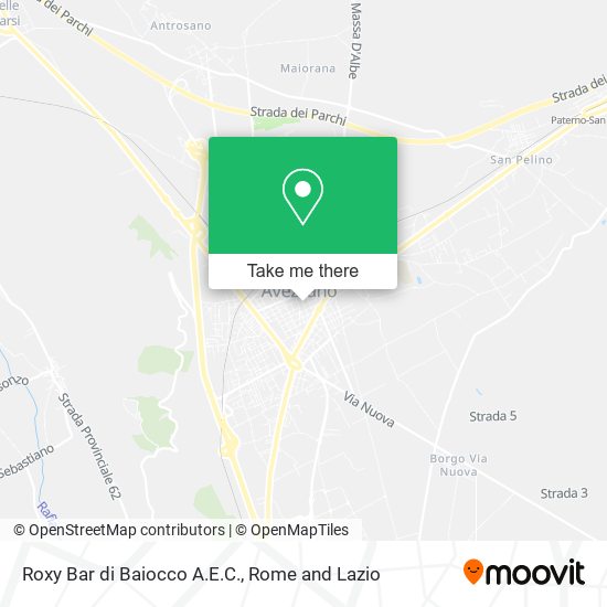 Roxy Bar di Baiocco A.E.C. map