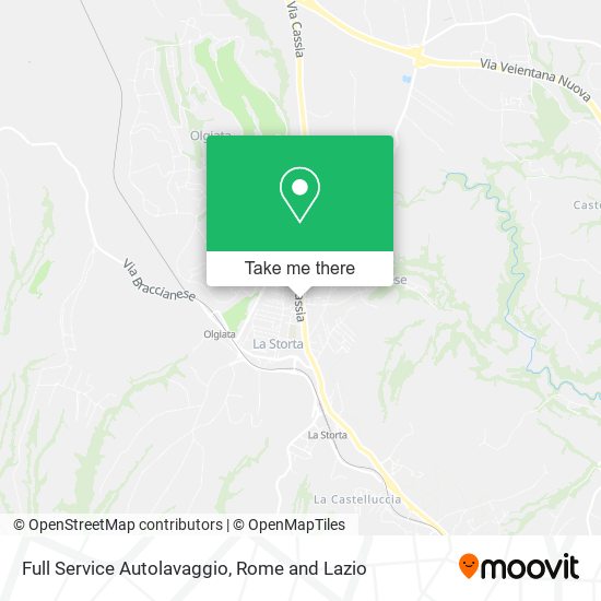 Full Service Autolavaggio map
