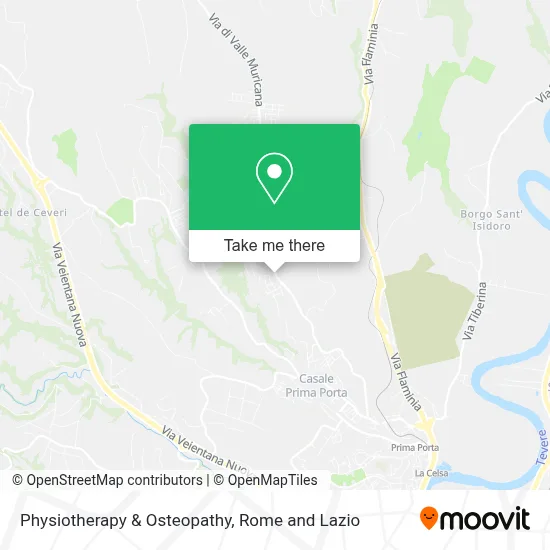 Physiotherapy & Osteopathy map