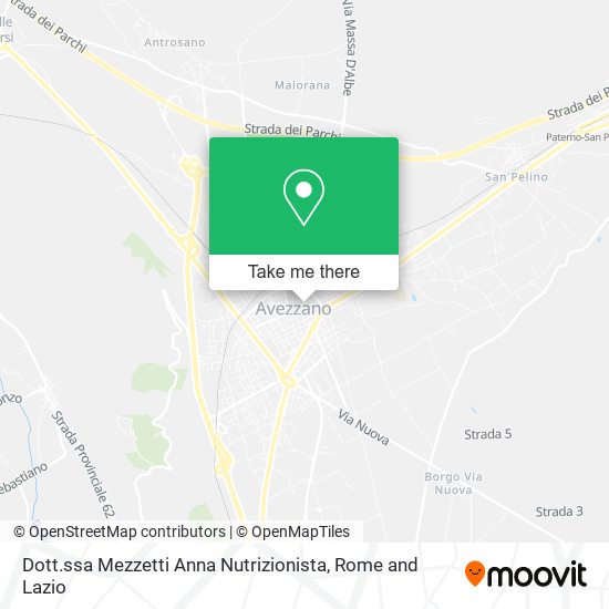 Dott.ssa Mezzetti Anna Nutrizionista map