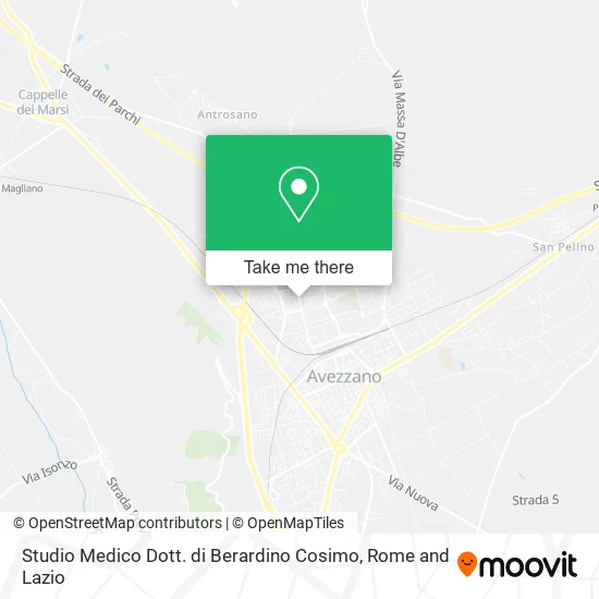 Dr. Cosimo di Berardino Medical Studio map