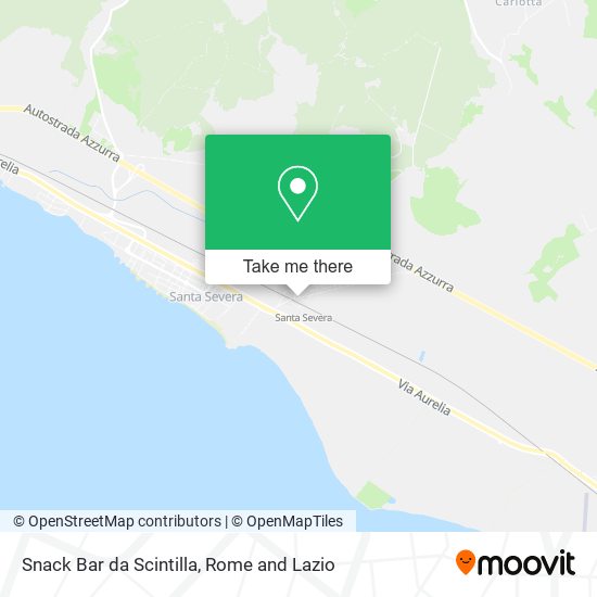 Snack Bar da Scintilla map