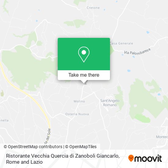 Ristorante Vecchia Quercia di Zanoboli Giancarlo map