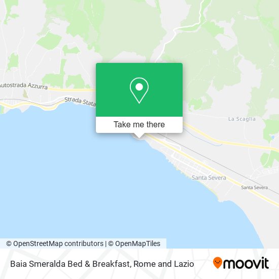Baia Smeralda Bed & Breakfast map