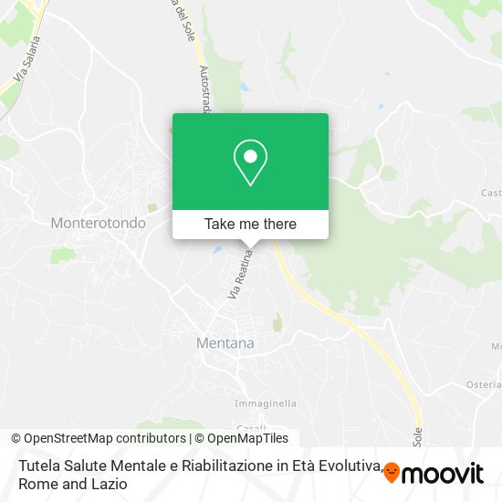 Tutela Salute Mentale e Riabilitazione in Età Evolutiva map