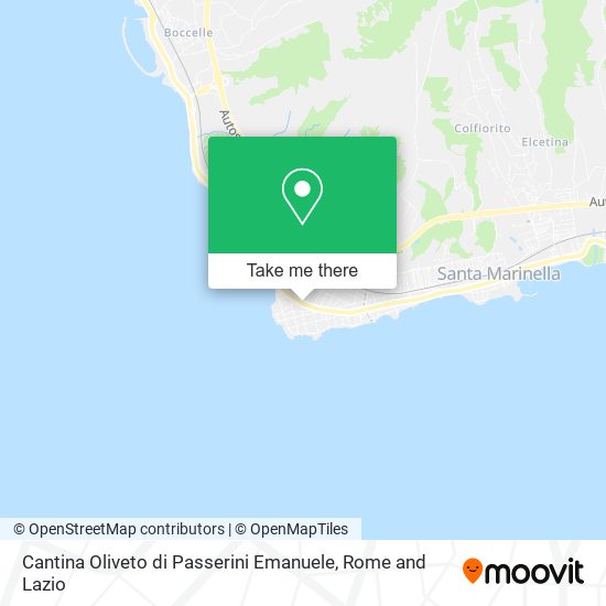 Cantina Oliveto di Passerini Emanuele map