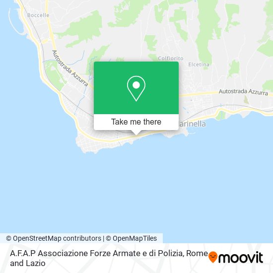 A.F.A.P Associazione Forze Armate e di Polizia map