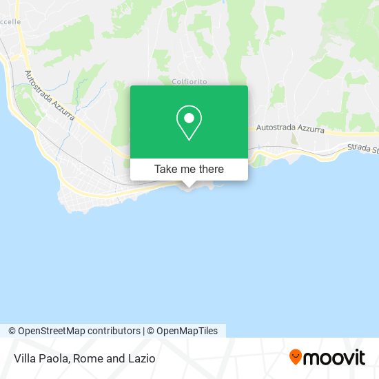 Villa Paola map