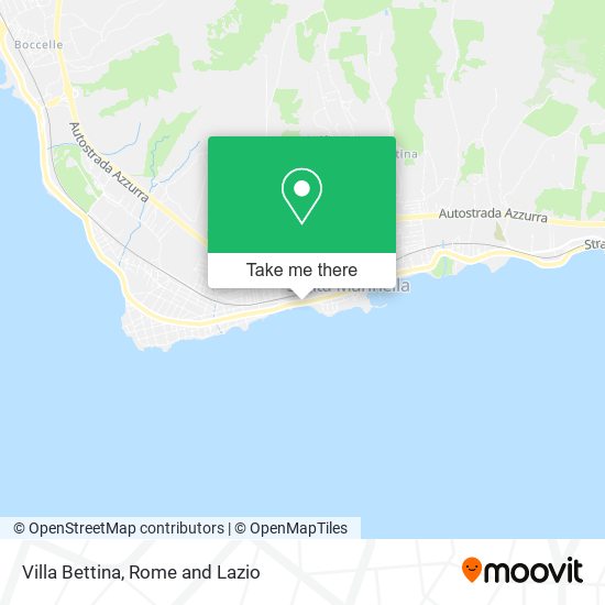 Villa Bettina map