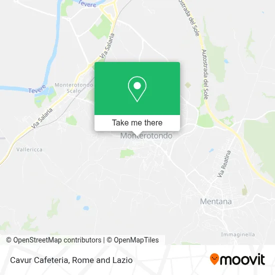 Cavur Cafeteria map
