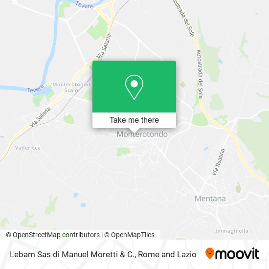 Lebam Sas di Manuel Moretti & C. map