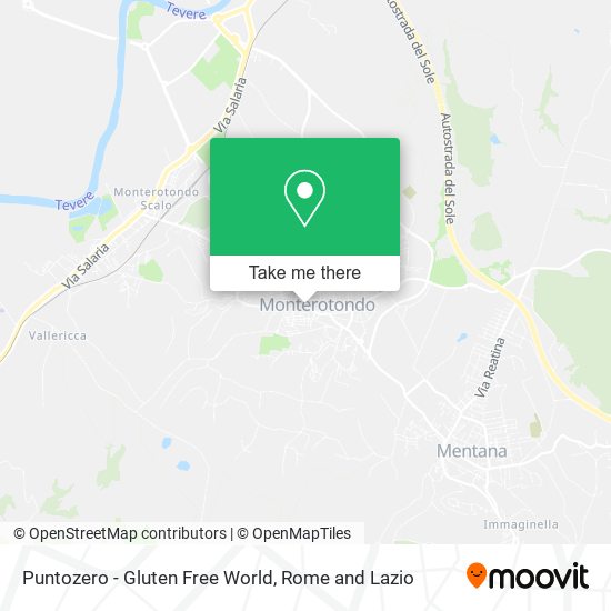 Puntozero - Gluten Free World map