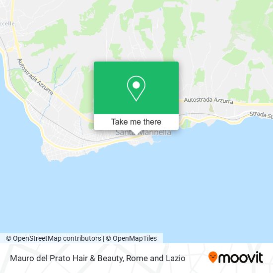 Mauro del Prato Hair & Beauty map