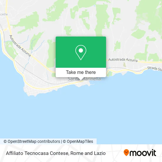 Tecnocasa Affiliated Contese map