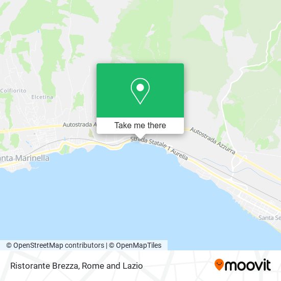 Ristorante Brezza map