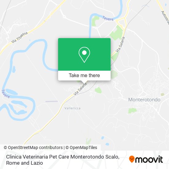 Clinica Veterinaria Pet Care Monterotondo Scalo map