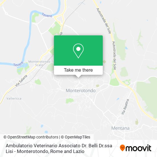 Ambulatorio Veterinario Associato Dr. Belli Dr.ssa Lisi - Monterotondo map