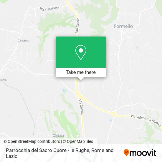 Parrocchia del Sacro Cuore - le Rughe map