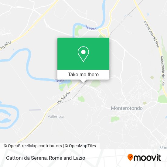 Cattoni da Serena map