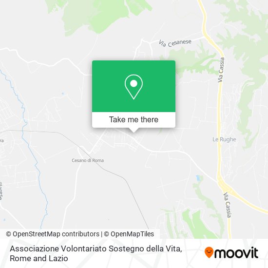 Associazione Volontariato Sostegno della Vita map