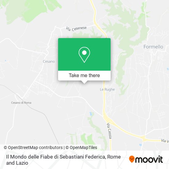 Il Mondo delle Fiabe di Sebastiani Federica map