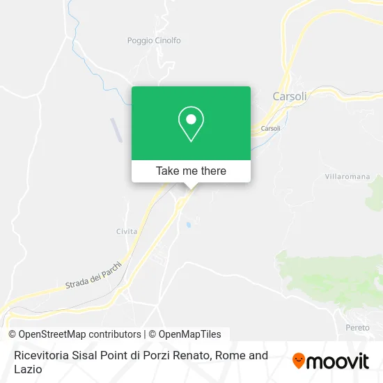 Sisal Point Lottery by Renato Porzi map