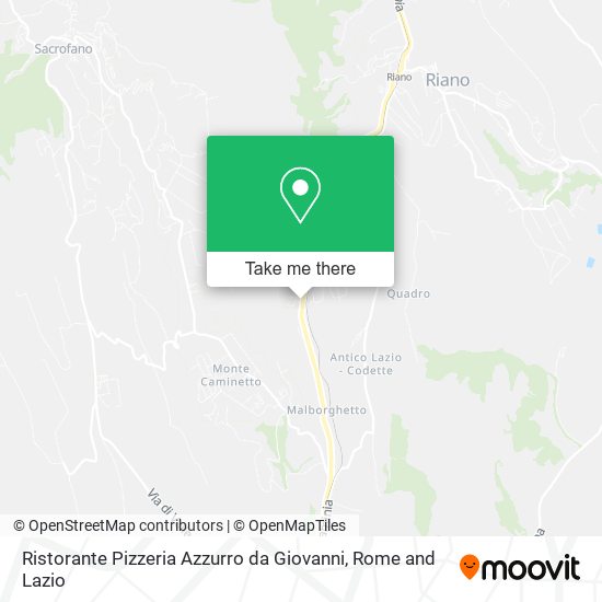 Ristorante Pizzeria Azzurro da Giovanni map