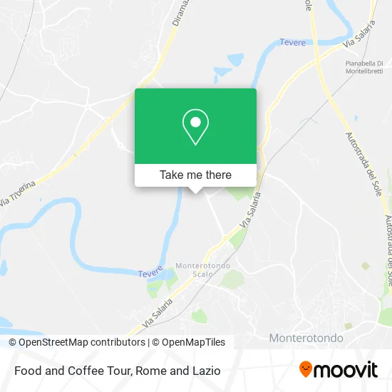 Food and Coffee Tour map