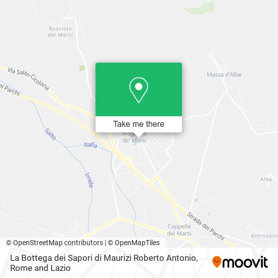 La Bottega dei Sapori di Maurizi Roberto Antonio map