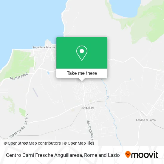 Fresh Meat Center Anguillarese map