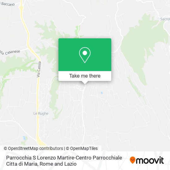 Parrocchia S Lorenzo Martire-Centro Parrocchiale Citta di Maria map