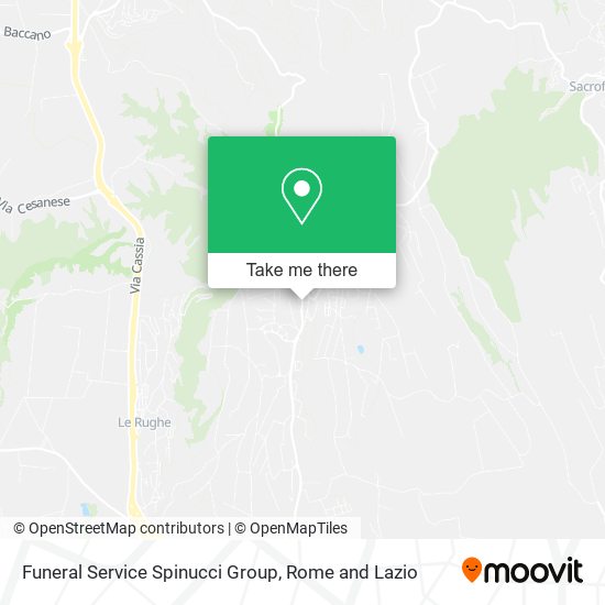 Funeral Service Spinucci Group map