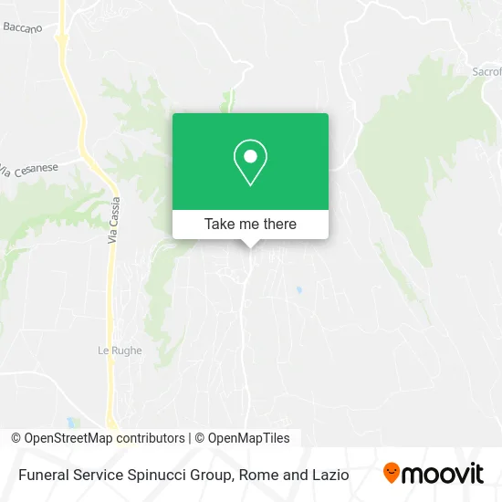 Spinucci Group Funeral Service map