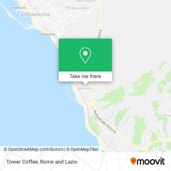 Tower Coffee map