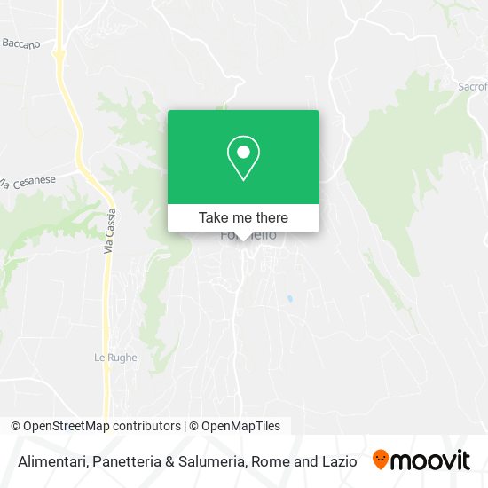 Alimentari, Panetteria & Salumeria map
