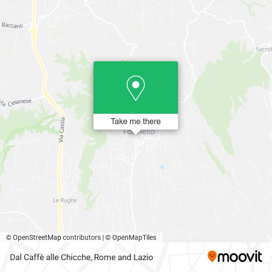 Dal Caffè alle Chicche map