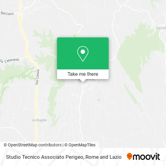 Perigeo Associated Technical Studio map