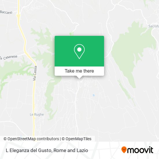 L Eleganza del Gusto map