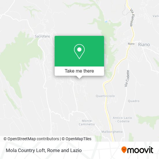 Mola Country Loft map