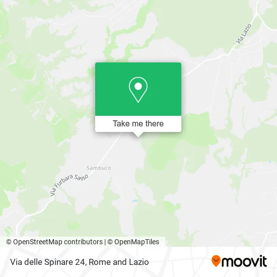 Via delle Spinare 24 map