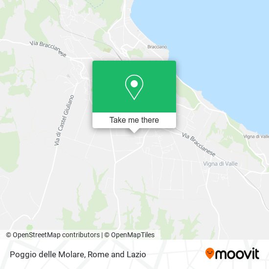 Poggio delle Molare map