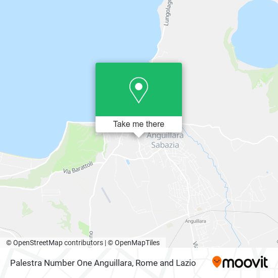 Palestra Number One Anguillara map