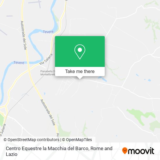 Centro Equestre la Macchia del Barco map