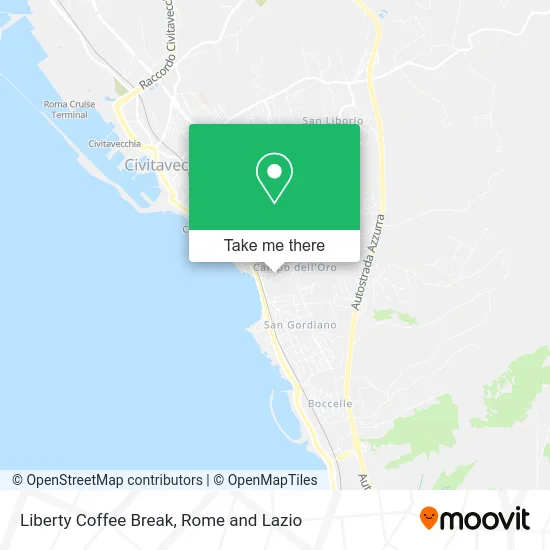 Liberty Coffee Break map