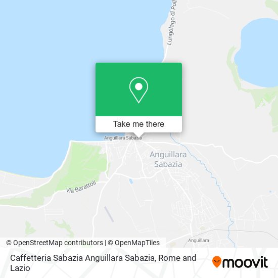 Caffetteria Sabazia Anguillara Sabazia map